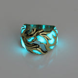 Bague Dragon lumineuses