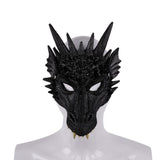 Taoup Gold Mardi Gras Dragon Decor Halloween Masks Scary Mask Halloween Masque Decor 2018 Accessories Props Carnival Night Party