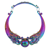 LZHLQ Bohemian Ethnic Necklace Statement Women 2020 Hot Gypsy Vintage Double Dragons Choker Collar Tribe Jewelry Collier
