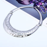 LZHLQ Bohemian Ethnic Necklace Statement Women 2020 Hot Gypsy Vintage Double Dragons Choker Collar Tribe Jewelry Collier