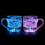High Quality Acrylic Water Cup Luminous Flash Changing Color Dragon Cup Coffee Cups Home Supplies
