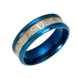 Luminous Plated silver Ring Dark Golden Dragon Inlay Green Background Fashion Men Fluorescent Glowing Rings